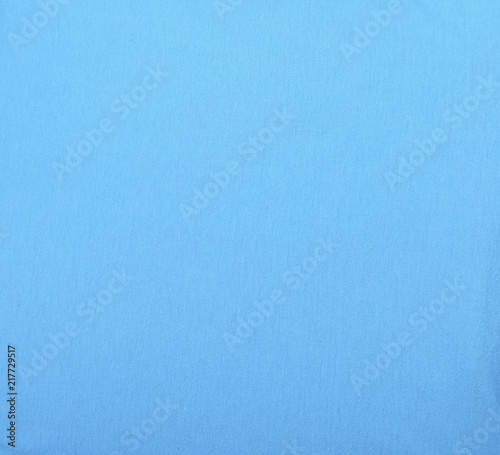 fragment of blue cotton fabric