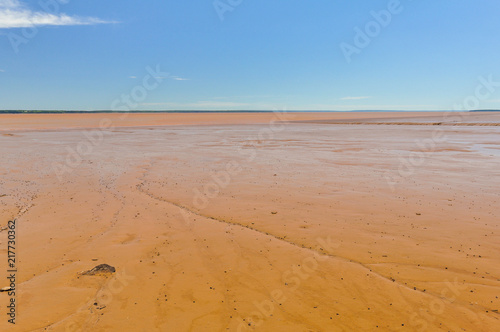 Fundy bay at low tide, Canada