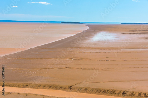 Fundy bay at low tide, Canada