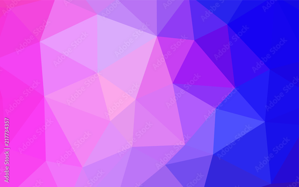 Light Pink, Blue vector abstract mosaic pattern. Light Pink, Blue vector abstract mosaic pattern.