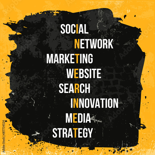 Inspiring motivation quote about Internet. Vector typography poster and t-shirt design, office decor. Distressed background