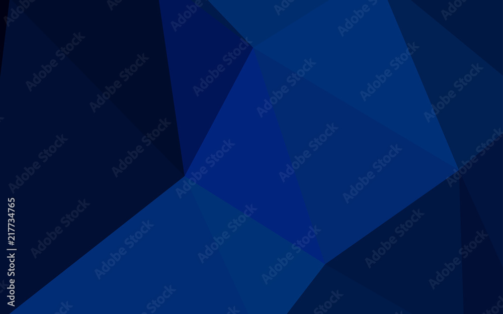 Dark BLUE vector abstract polygonal background. Dark BLUE vector abstract polygonal background.