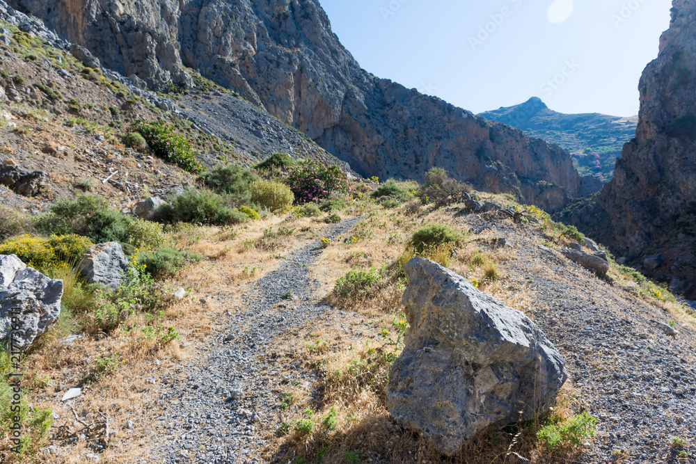 Obraz premium Kourtaliotiko gorge on Crete