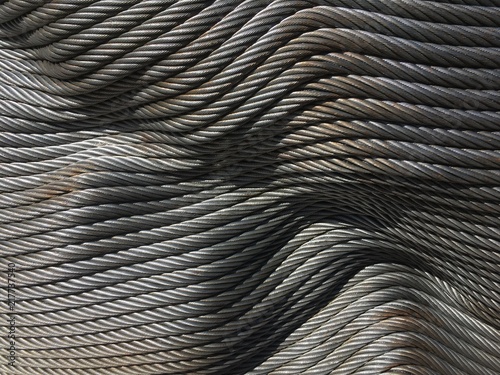 Steel cable waves