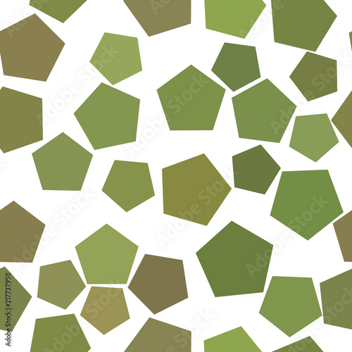 Seamless background abstract geometric pentagon pattern for design. Shape, drawing, art & texture.