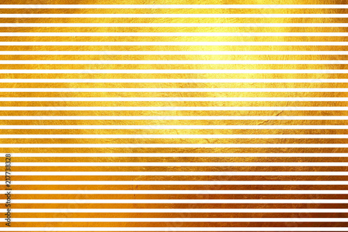 Unique creative unusual modern shinning golden horizontal lines abstract texture pattern background. Design element