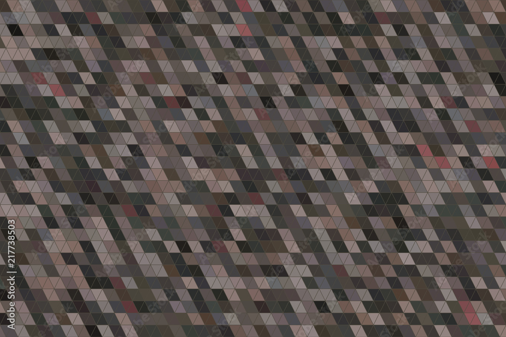 Obraz premium Abstract colored geometric triangle strip pattern. Vector, surface, digital & details.