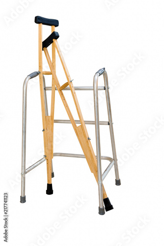 walking aids isolated on white background