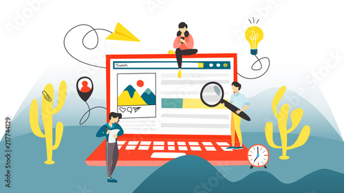 Search concept illustration