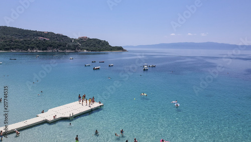 Beach at Ammouliani island ...