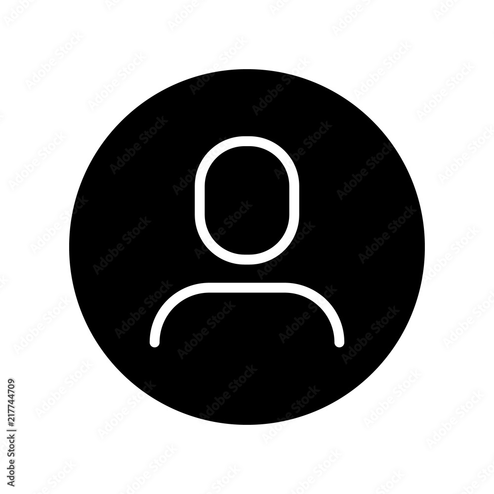 User Icon in trendy flat style isolated on grey background. User symbol User Icon in trendy flat style isolated on grey background. User symbol