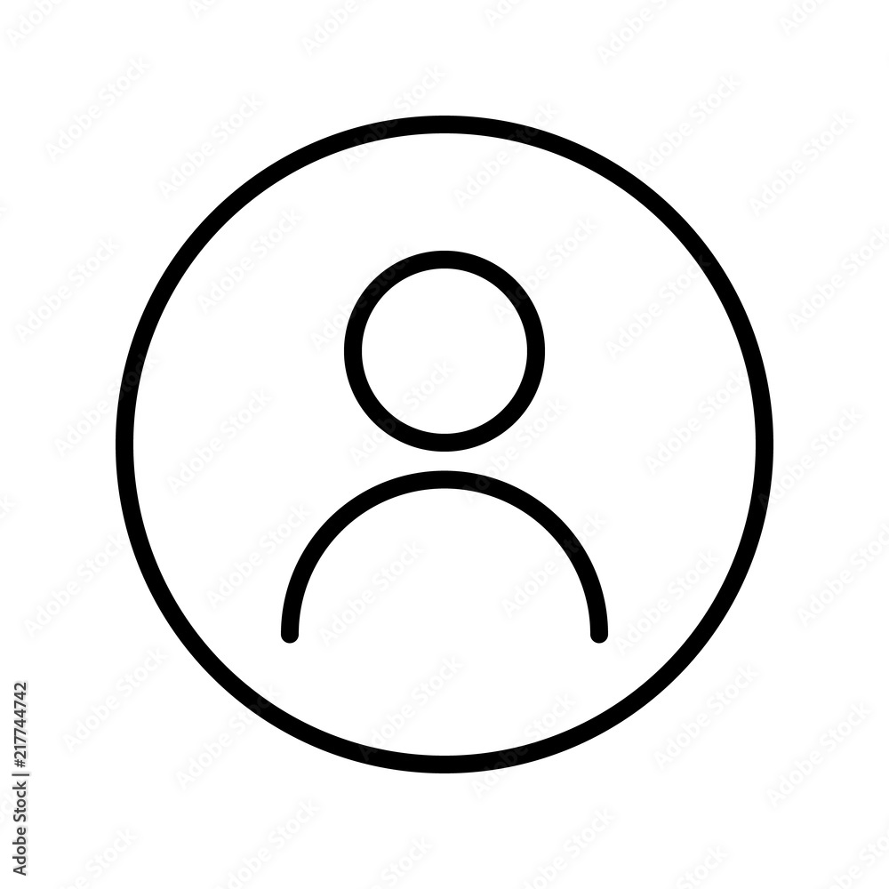User Icon in trendy flat style isolated on grey background. User symbol User Icon in trendy flat style isolated on grey background. User symbol