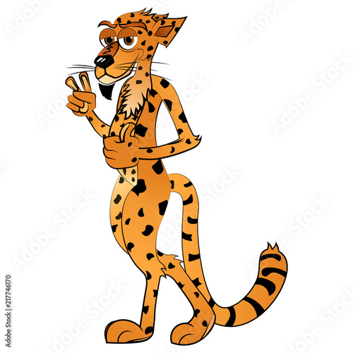 Cool cheeky cheetah