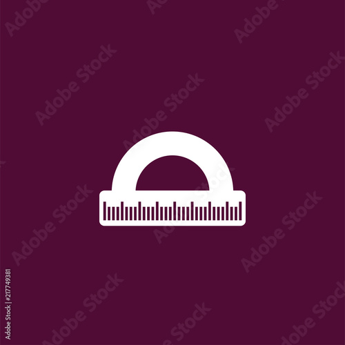 protractor icon illustration vector