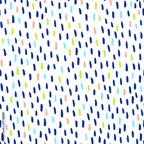 trendy seamless pattern with strokes brush