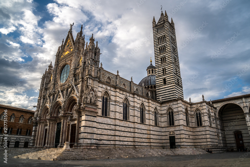 The cathedral of Siena, Tuskany