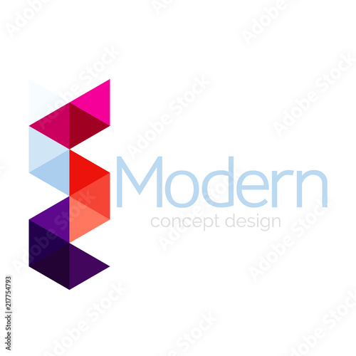 Free Download Triangle shape design abstract business logo icon design. Company logotype branding emblem idea - GFXLoad