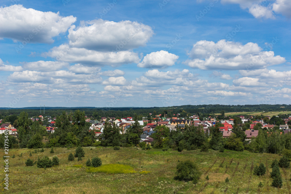 Obraz premium View on the Jozefow in Roztocze, Lubelskie, Poland