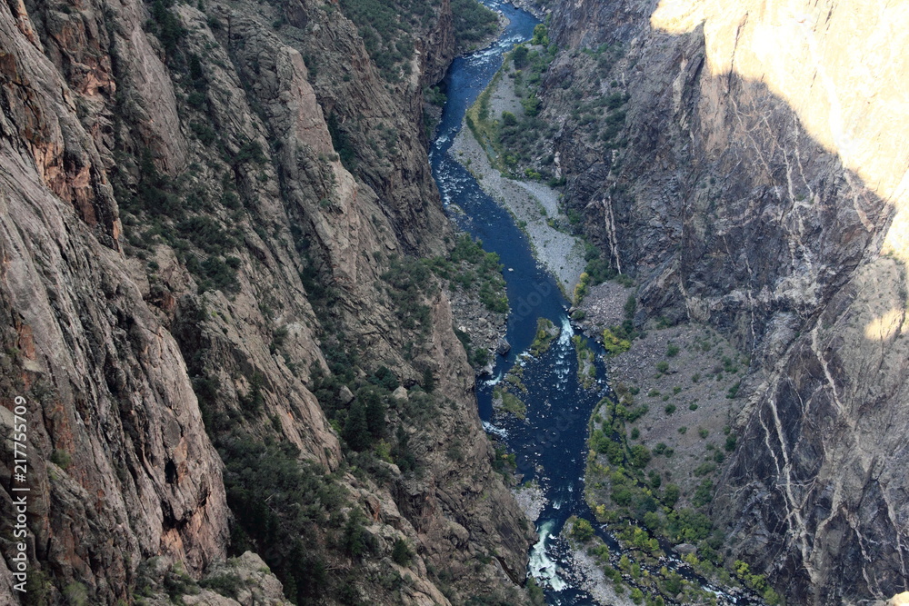 Black Canyon of the Gunnison Nationalpark Colorado USA