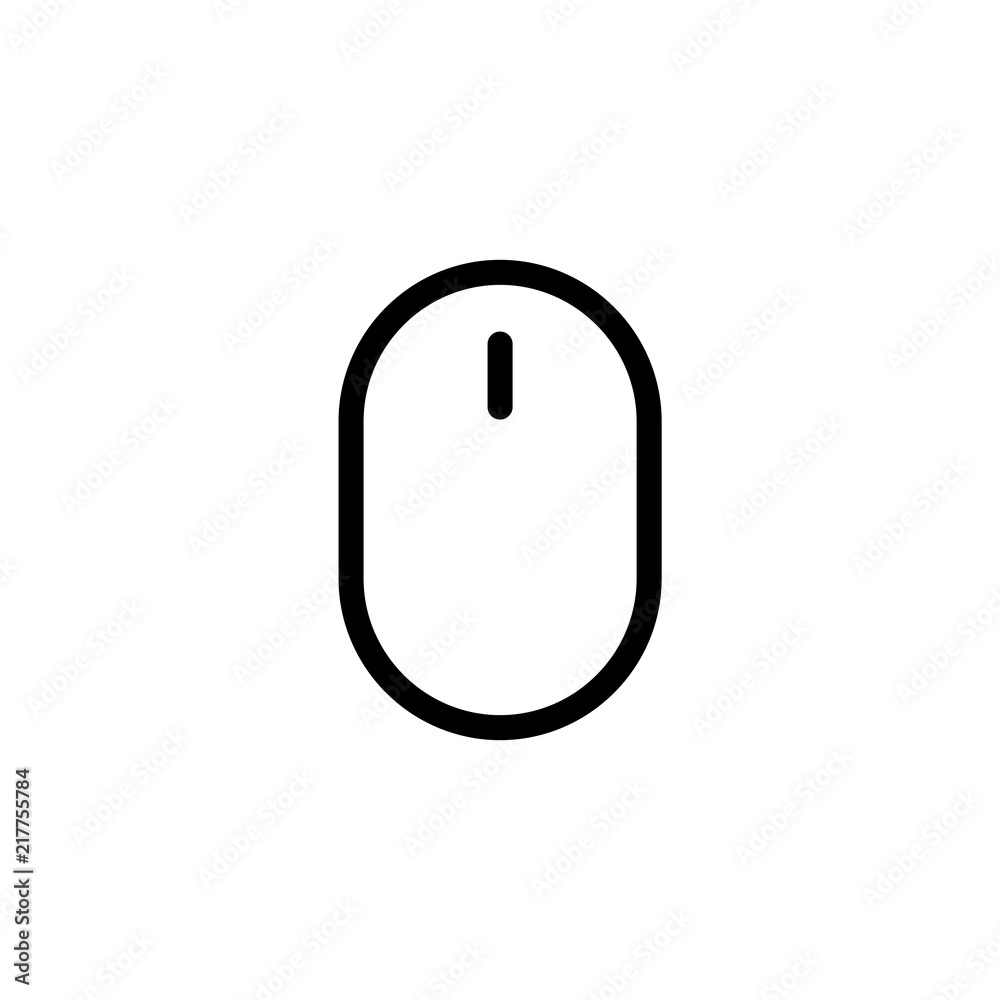 Mouse icon for simple flat style ui design Mouse icon for simple flat style ui design