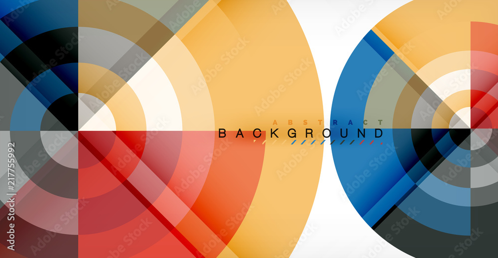 Vector circle abstract background Vector circle abstract background