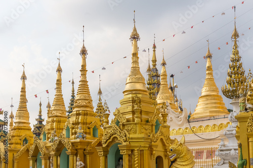 Shwedagon Pagoda  Yangon  Myanmar