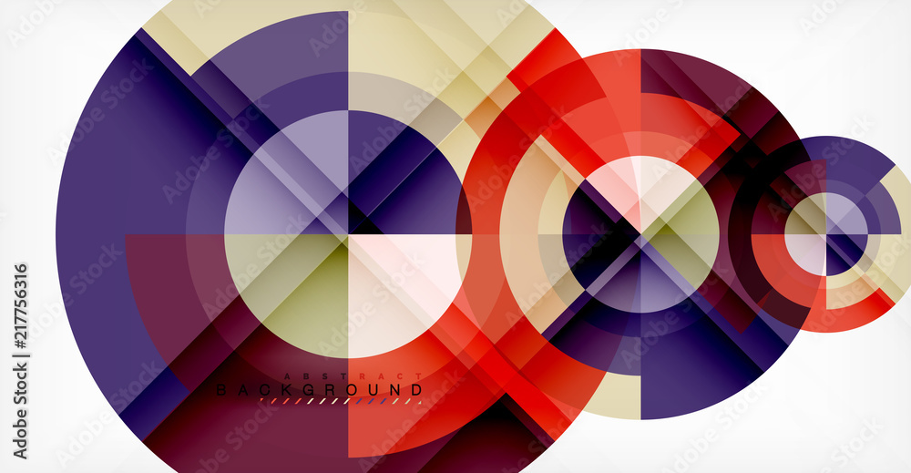 Vector circle abstract background Vector circle abstract background