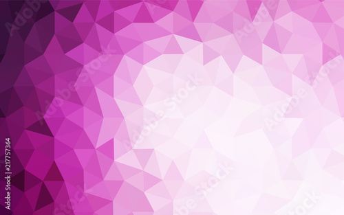 Light Pink vector low poly layout.