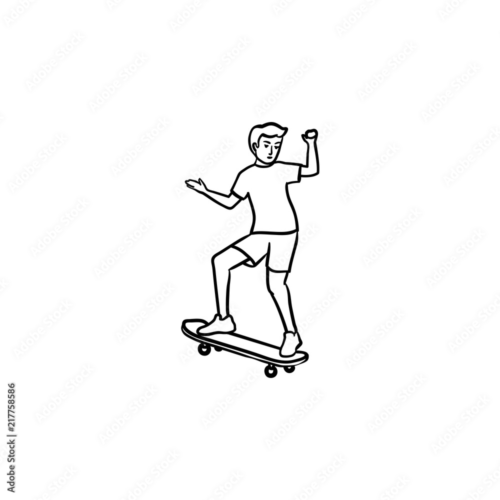 12,000+ Skateboard Sketch Pictures