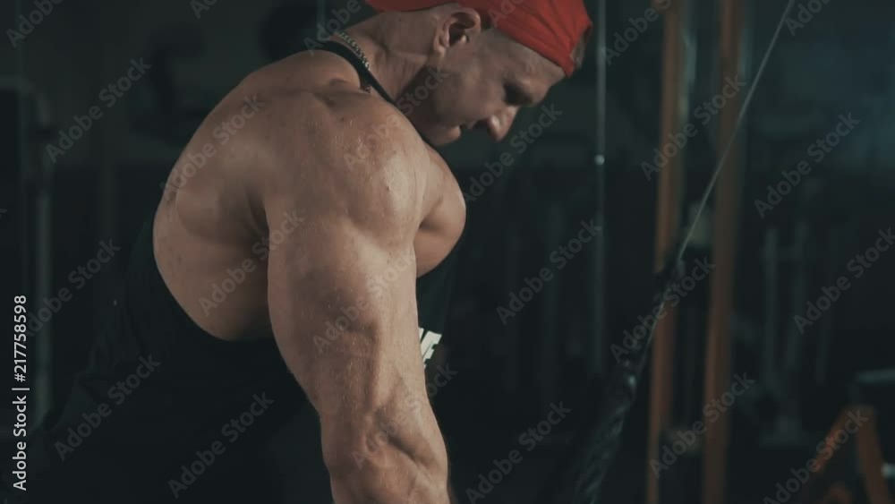 Arm machines at the gym