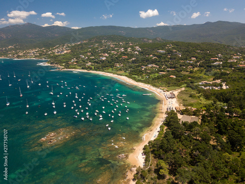 Presqu'île de l'Isolella dans le golfe d'Ajaccio en Corse du sud
