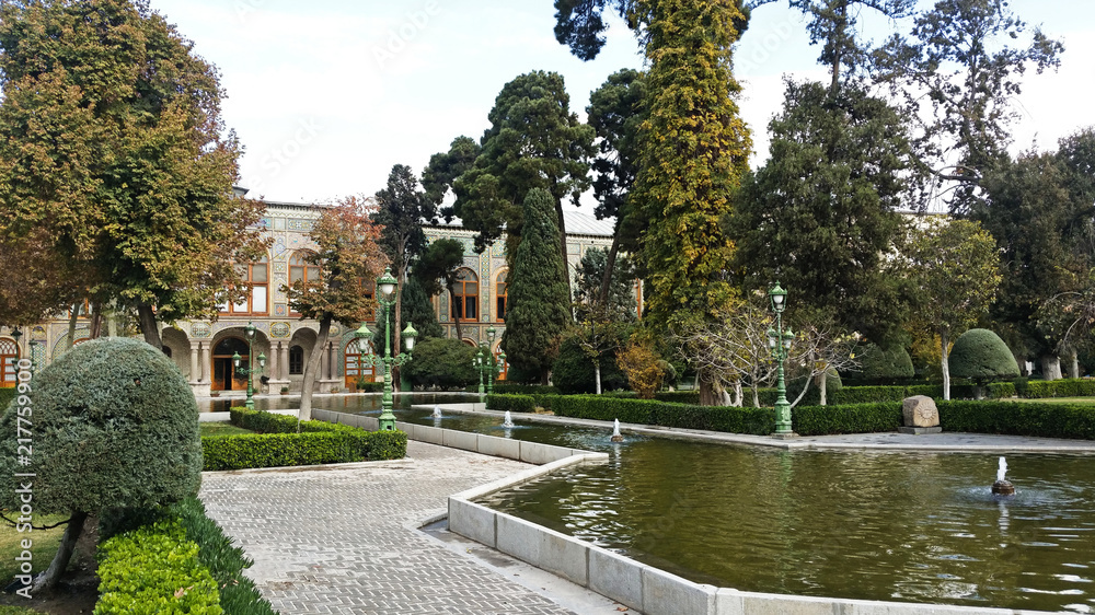 Fountain in the Golestan palace, Tehran