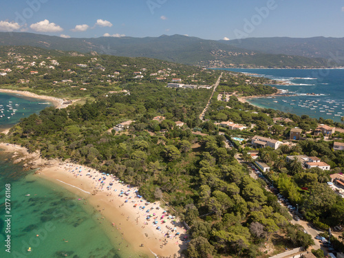 Presqu'île de l'Isolella dans le golfe d'Ajaccio en Corse du sud