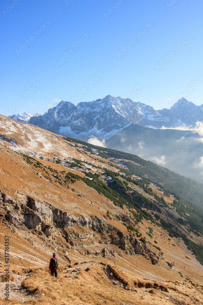 Karwendelgebirge in den Alpen