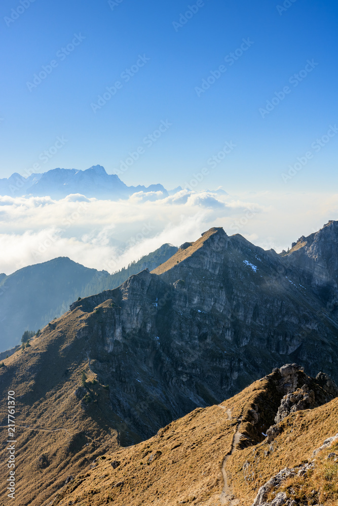 Karwendelgebirge in den Alpen
