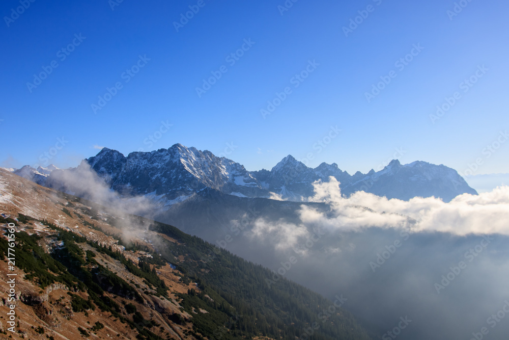 Karwendelgebirge in den Alpen Karwendelgebirge in den Alpen