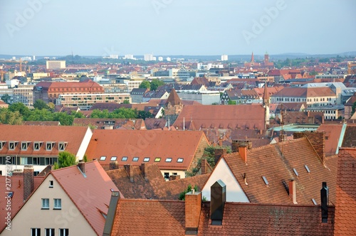 Wallpaper Mural Scenic cityscape of Nuremberg, view from the top, beautiful old traditional architecture Torontodigital.ca