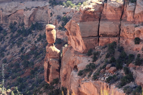 Obraz na płótnie Balanced Rock Colorado National Monument Colorado USA w salonie