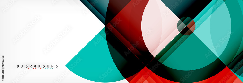Vector circular geometric abstract background Vector circular geometric abstract background