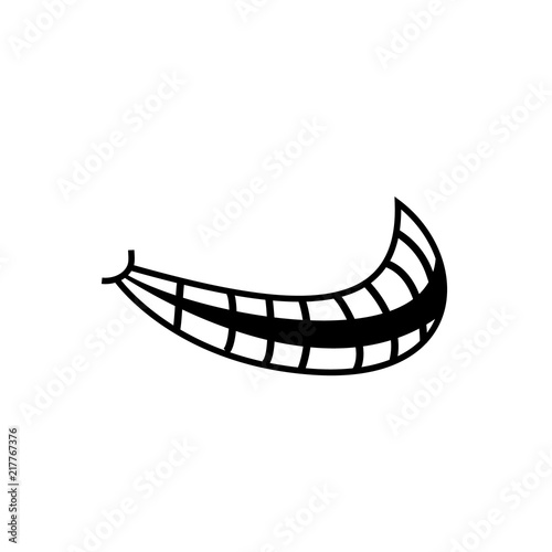 open mouth with teeth