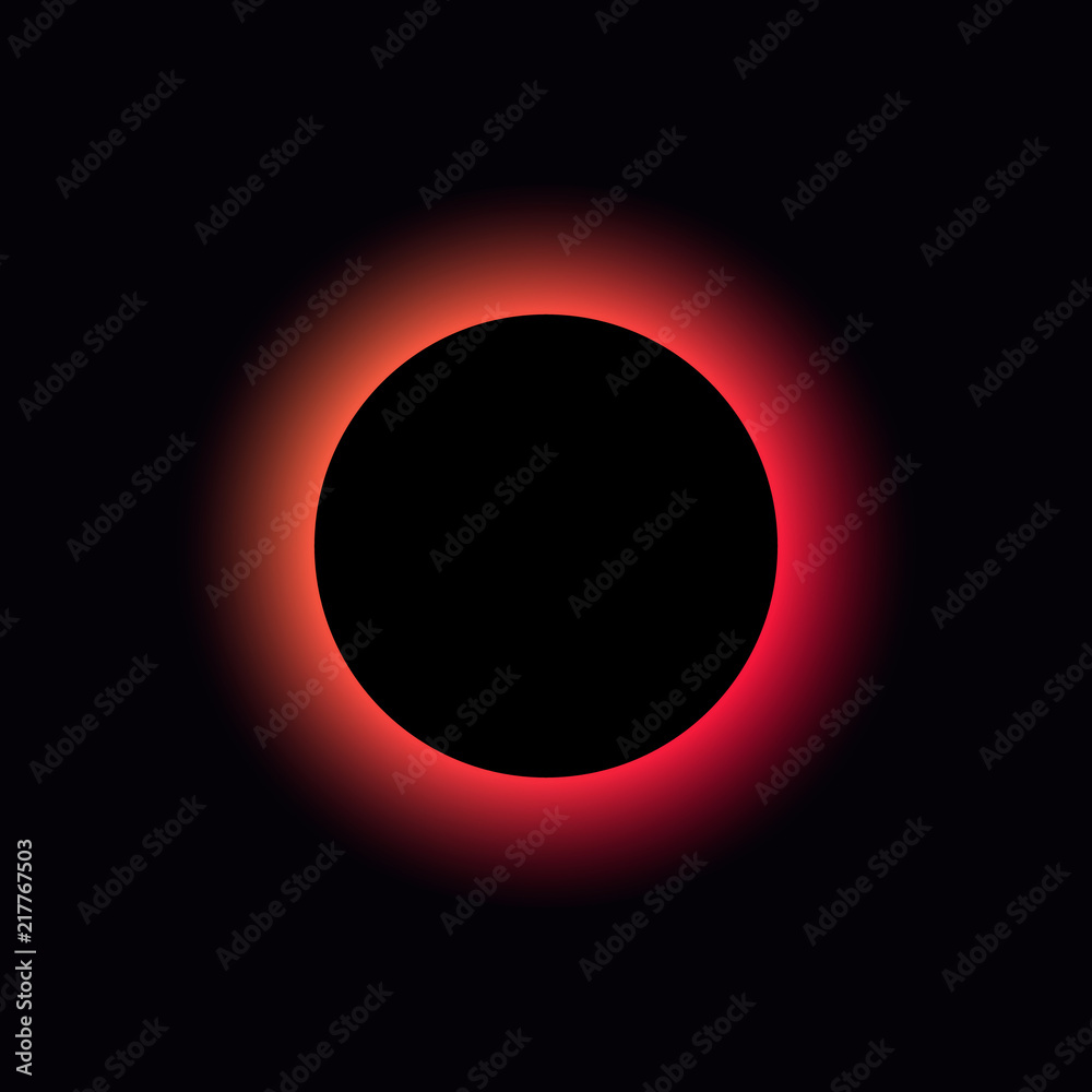 solar and lunar eclipse vector