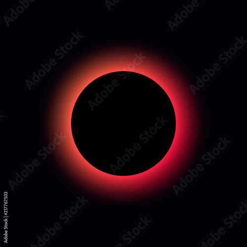 solar and lunar eclipse vector
