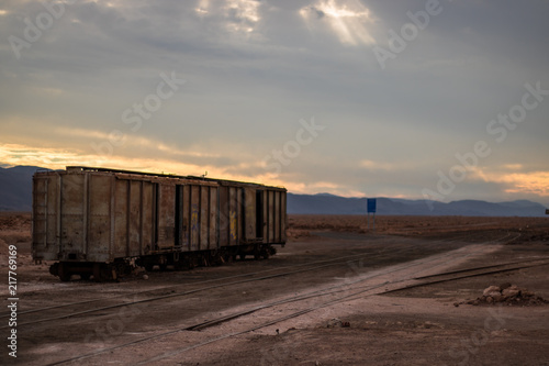 Abandon train wagon 