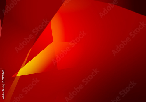 Red with yellow abstract po...
