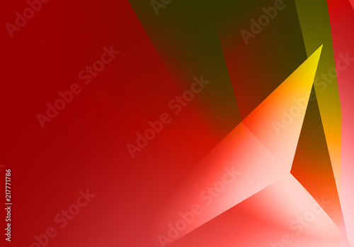 Red with yellow abstract po...