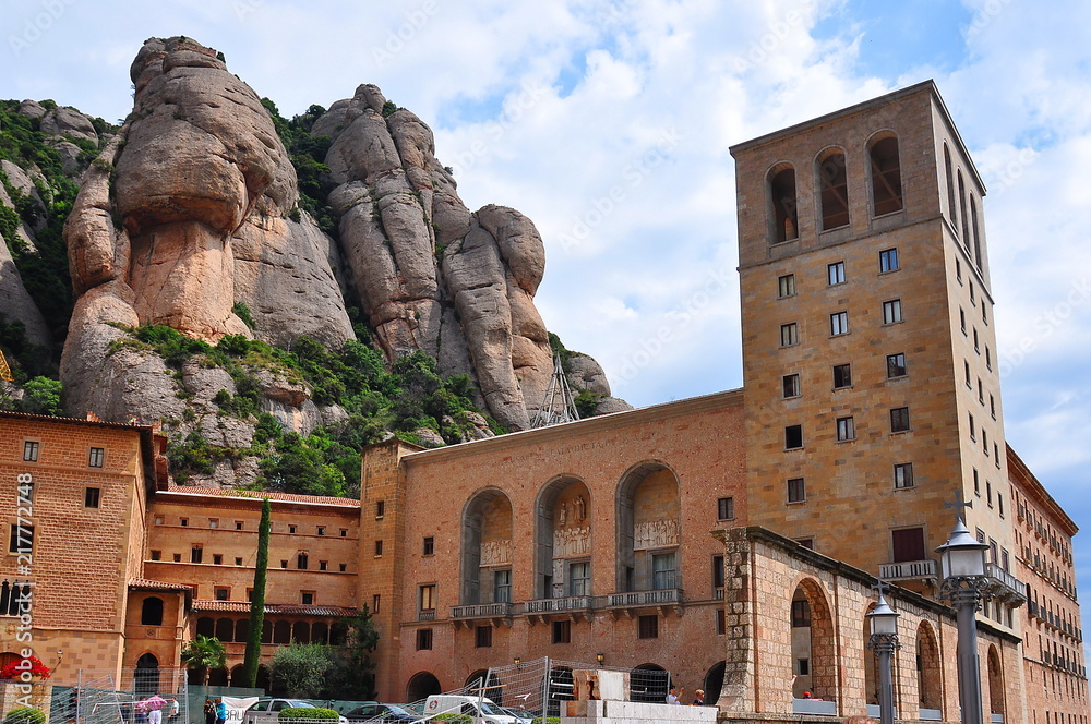 Montserrat Monastery near Barcelona, Spain