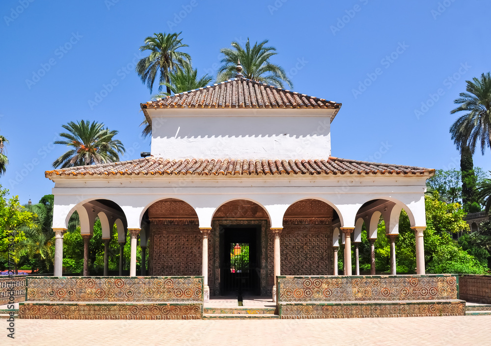 Seville Alcazar gardens, Spain