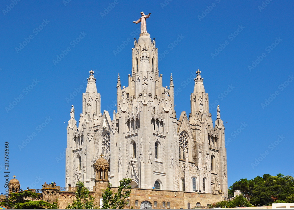 Tibidabo Cathedral, Barcelona, Spain