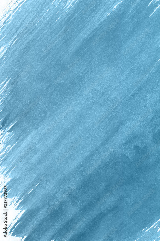 Obraz premium Blue watercolor brushes watercolor paint background.