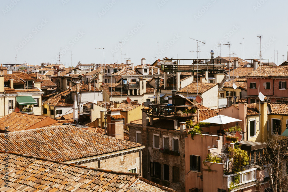Houses and Rooftops of Venice, Italy